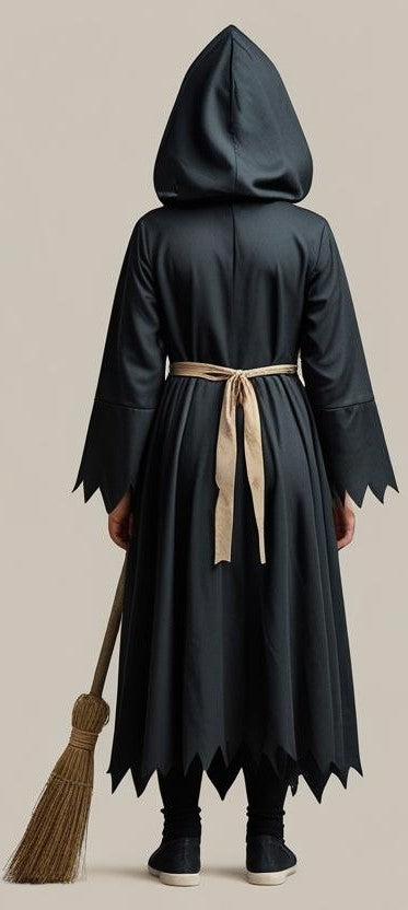 Siyah Cadı Kostümü